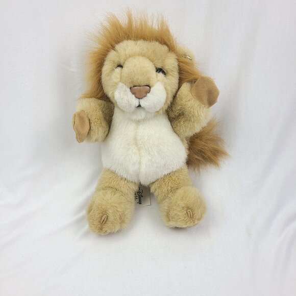 Walt Disney World Bean Bag Plush Lion Button in Ear 8" - Picture 1 of 8